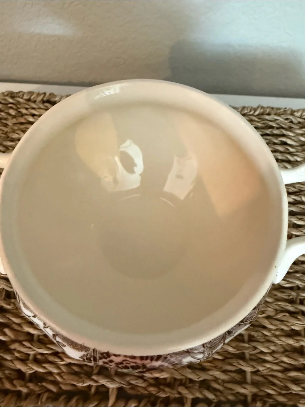 Vintage Johnson Brothers His Majesty Lidded Sugar Bowl Turkey Thanksgiving